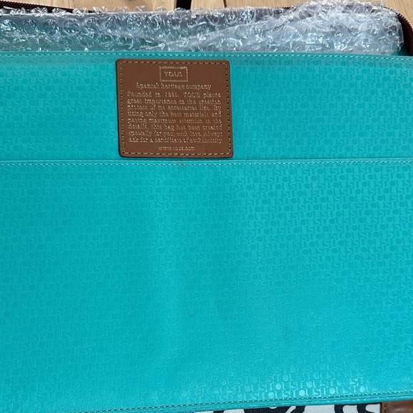 Tous NWT File Folder Black and White Artistic File Folder with Brown Trim - Picture 9 of 10